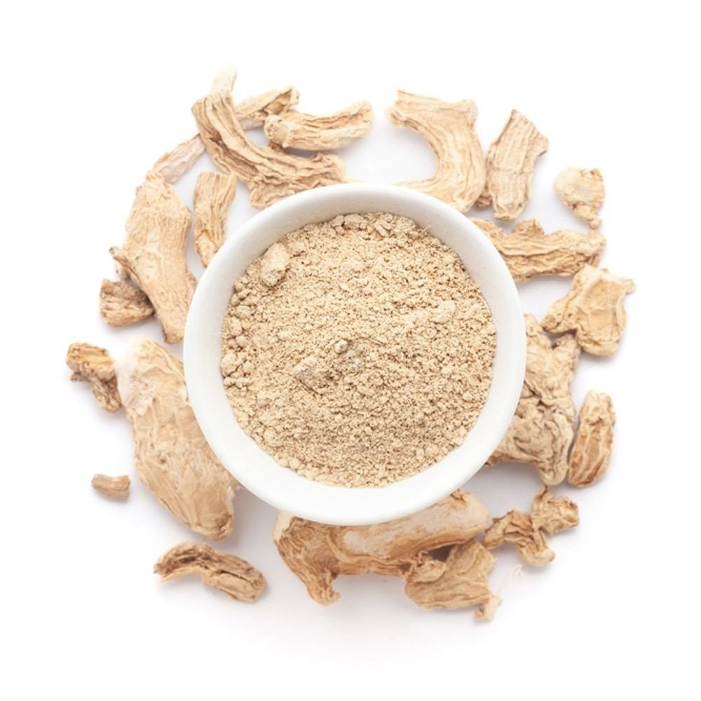 Pure Dry Ginger Powder (Sonth Powder) by AlKareem Naturals – herbal digestive and immunity powder.